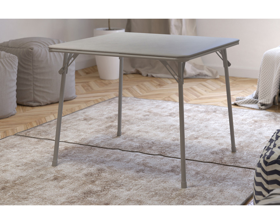 BLNK Madelyn Folding Card Table - Gray