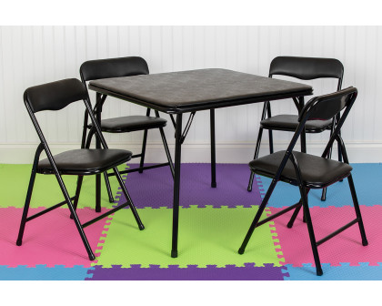 BLNK Mindy Kids Folding Table and Chair Set 5 Piece