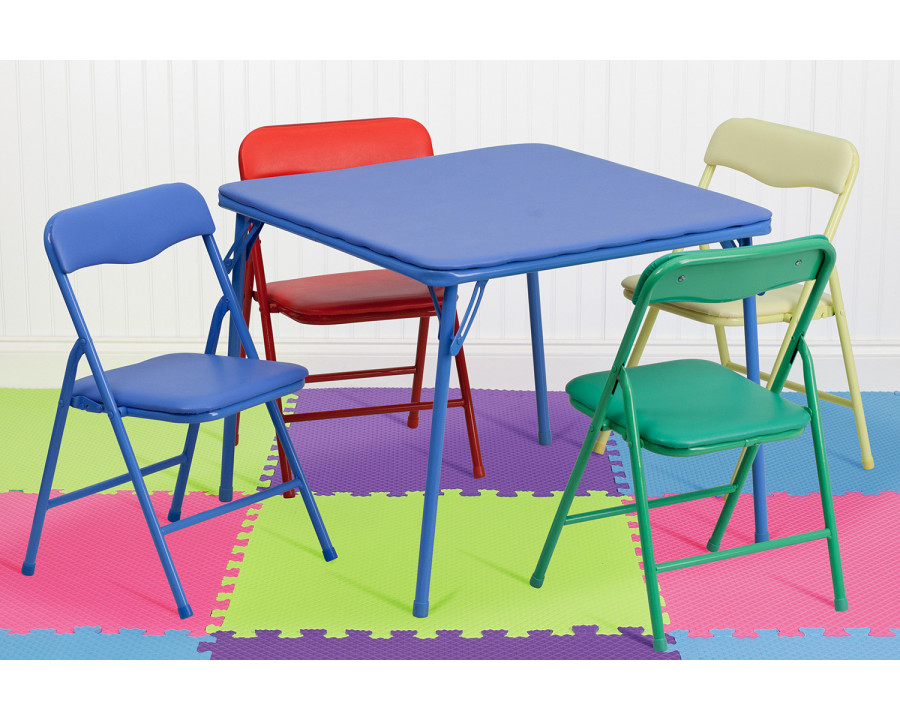 BLNK - Mindy Kids Folding Table and Chair Set 5 Piece