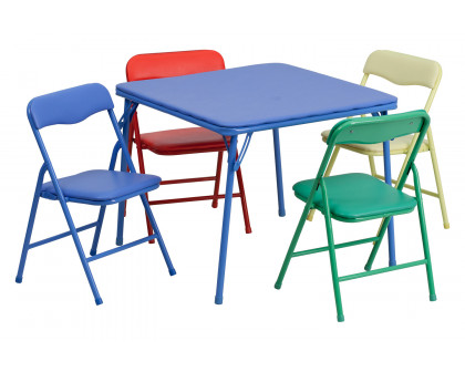 BLNK - Mindy Kids Folding Table and Chair Set 5 Piece