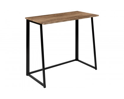 BLNK - Walker Small Rustic Natural Folding Computer Desk