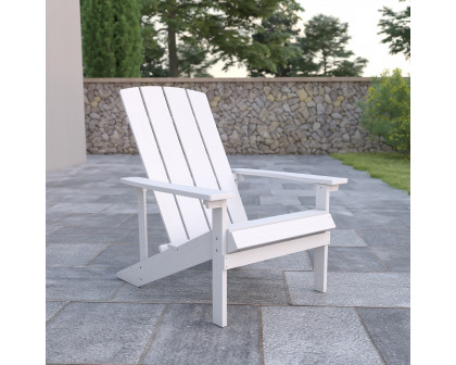 BLNK Charlestown Commercial All-Weather Poly Resin Wood Adirondack Chair