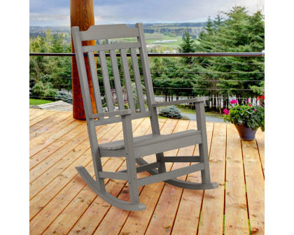 BLNK Winston Poly Resin All-Weather Rocking Chair