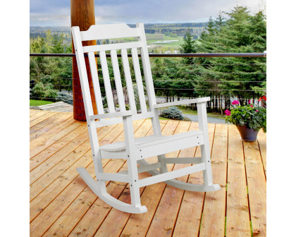 BLNK Winston Poly Resin All-Weather Rocking Chair