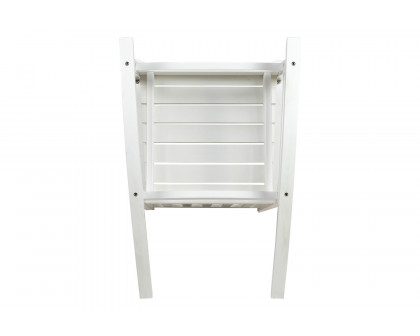 BLNK™ Winston Poly Resin All-Weather Rocking Chair - White