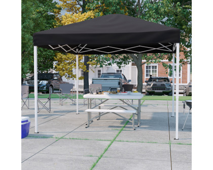 BLNK Harris Outdoor Pop Up Event Slanted Leg Canopy Tent with Carry Bag