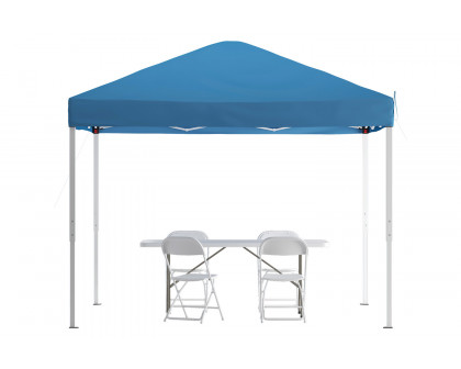 BLNK Otis Portable Tent Set - Blue, 10'W x 10'L