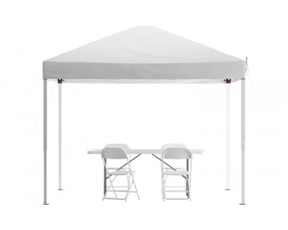 BLNK Otis Portable Tent Set - White, 10'W x 10'L