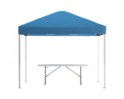 BLNK Otis Tailgate Tent Set with Carry Bag - Blue, 10'W x 10'L