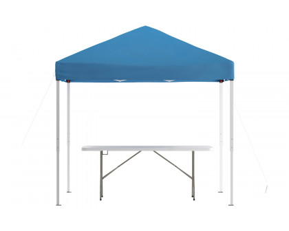 BLNK Otis Tailgate Tent Set with Carry Bag - Blue, 8'W x 8'L