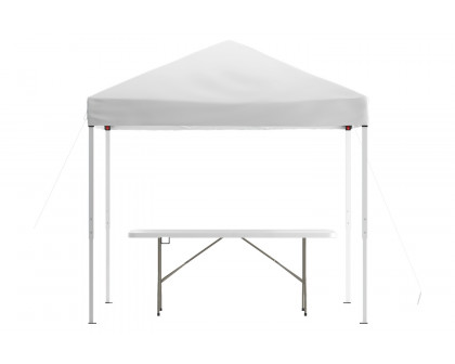 BLNK Otis Tailgate Tent Set with Carry Bag - White, 8'W x 8'L