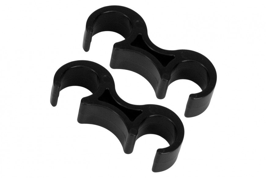 BLNK™ Plastic Lowe Ganging Clips Set of 2 - Black