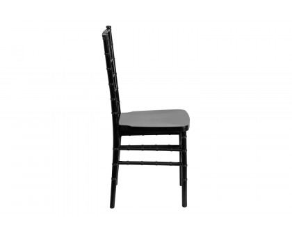 BLNK HERCULES PREMIUM Series Resin Stacking Chiavari Chair - Black