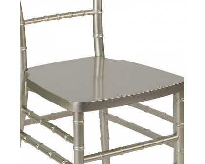 BLNK HERCULES PREMIUM Series Resin Stacking Chiavari Chair - Champagne