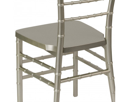 BLNK HERCULES PREMIUM Series Resin Stacking Chiavari Chair - Champagne