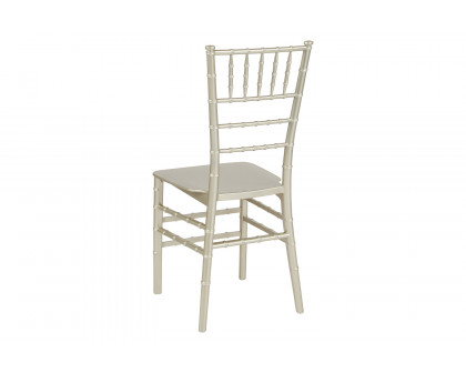 BLNK™ HERCULES Series Resin Stacking Chiavari Chair - Champagne