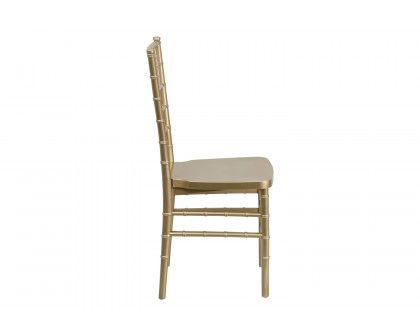 BLNK™ HERCULES PREMIUM Series Resin Stacking Chiavari Chair - Gold