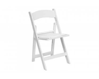 BLNK Hercules Resin Folding Chair - White