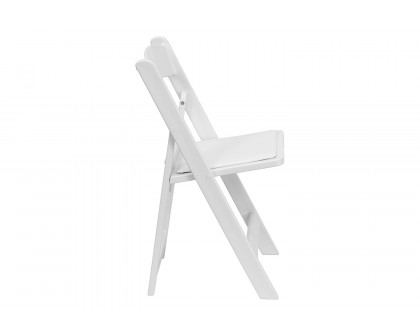 BLNK Hercules Resin Folding Chair - White