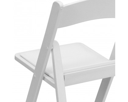 BLNK Hercules Resin Folding Chair - White