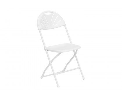 BLNK HERCULES Series Plastic Fan Back Folding Chair