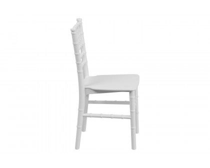 BLNK HERCULES Child’s Resin Party and Event Chiavari Chair - White