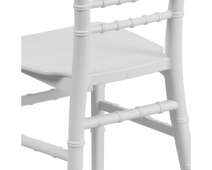 BLNK HERCULES Child’s Resin Party and Event Chiavari Chair - White