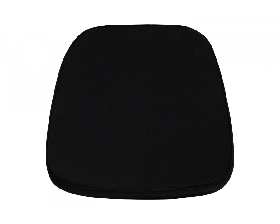 BLNK Louise Fabric Soft Chiavari Chair Cushion - Black