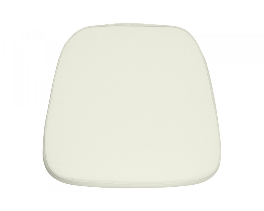 BLNK Louise Fabric Soft Chiavari Chair Cushion - White