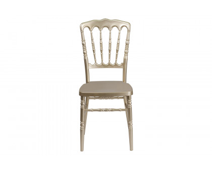 BLNK HERCULES Series Resin Stacking Napoleon Chair - Gold