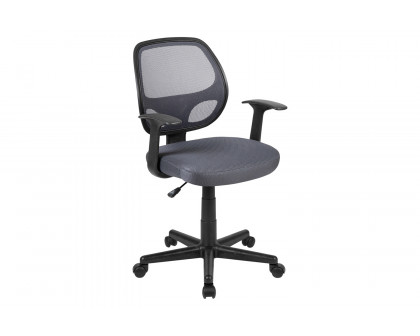 BLNK Flash Fundamentals Mid-Back Mesh Swivel Ergonomic Task Office Chair with Arms