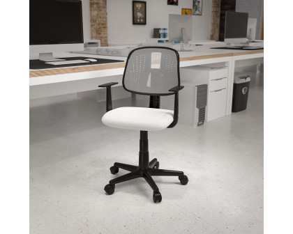 BLNK Flash Fundamentals Mid-Back Mesh Swivel Task Office Chair with Pivot Back