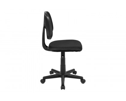 BLNK Flash Fundamentals Mid-Back Mesh Swivel Task Office Chair with Pivot Back - Black