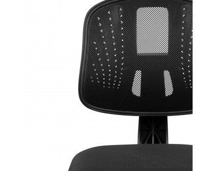 BLNK Flash Fundamentals Mid-Back Mesh Swivel Task Office Chair with Pivot Back - Black