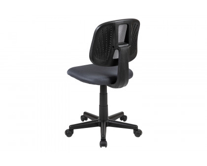 BLNK Flash Fundamentals Mid-Back Mesh Swivel Task Office Chair with Pivot Back - Gray