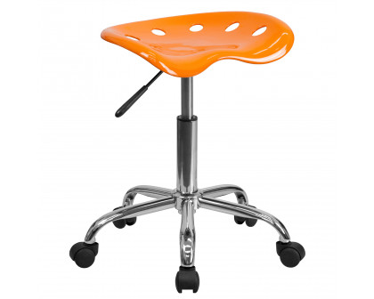 BLNK Taylor Vibrant Chrome Stool with Tractor Seat