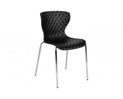 BLNK Lowell Plastic Contemporary Design Stack Chair