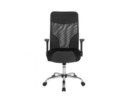 BLNK - Milford High-Back Ergonomic Office Chair with Contemporary Mesh Design in Black and White