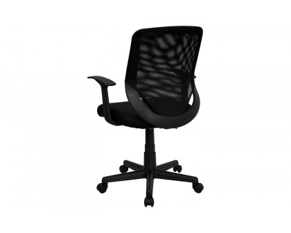 BLNK - Norris Mid-Back Mesh Tapered Back Swivel Task Office Chair with T-Arms