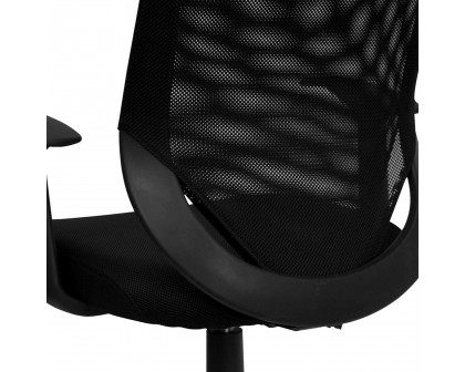 BLNK - Norris Mid-Back Mesh Tapered Back Swivel Task Office Chair with T-Arms