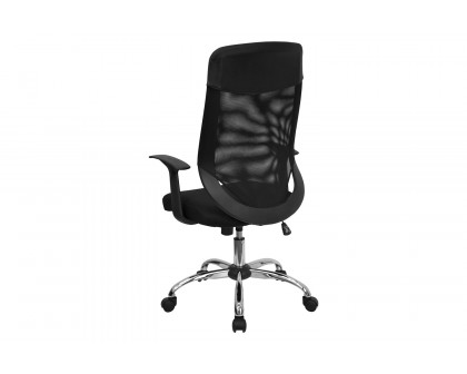 BLNK - Noreen High-Back Mesh Executive Swivel Office Chair with Arms