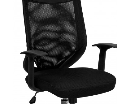 BLNK - Noreen High-Back Mesh Executive Swivel Office Chair with Arms