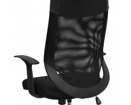 BLNK - Noreen High-Back Mesh Executive Swivel Office Chair with Arms