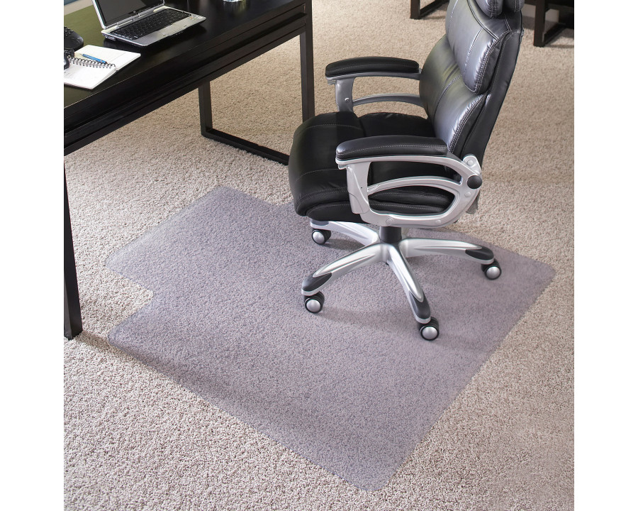 BLNK Jackson Carpet Chair Mat 400 lb Capacity with Lip - 36"W x 48"L