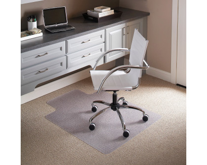 BLNK Jackson Carpet Chair Mat 400 lb Capacity with Lip