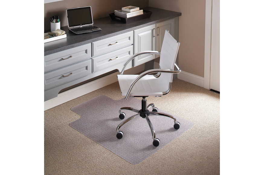 BLNK™ Jackson Carpet Chair Mat 400 lb Capacity with Lip - 45"W x 53"L