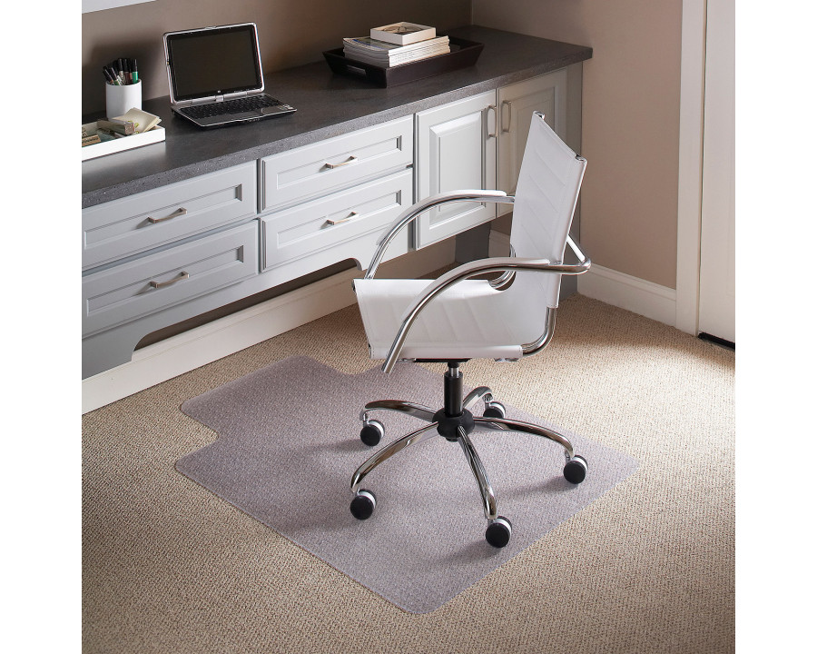 BLNK Jackson Carpet Chair Mat 400 lb Capacity with Lip - 45"W x 53"L