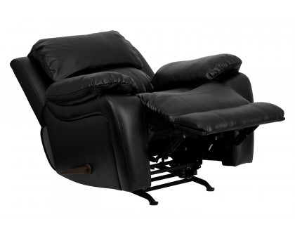 BLNK Kyle LeatherSoft Rocker Recliner - Black