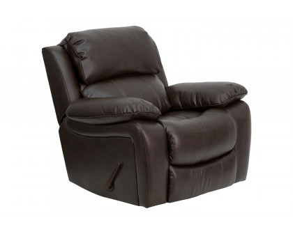 BLNK Kyle LeatherSoft Rocker Recliner - Brown