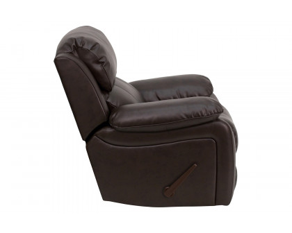 BLNK Kyle LeatherSoft Rocker Recliner - Brown